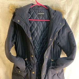 Navy Blue Winter Coat